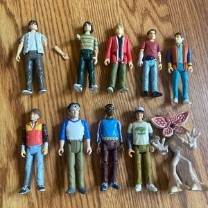 10 Assorted Collectible Funko Figure Lot Stranger Things Karate Kid Goonies !!!